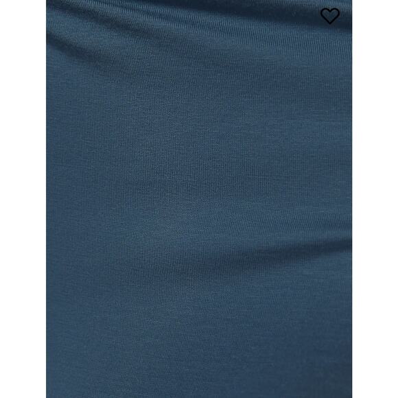 NWT REFORMATION Rylan Knit Two Piece Sleeveless Top Long Skirt Set Blue Size L - Picture 5 of 12